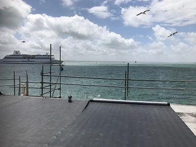 RubberBond Fleeceback EPDM Roof System installed at Southsea