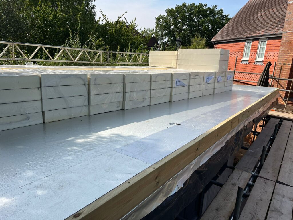 Insulation for Single Ply EPDM warm roof system