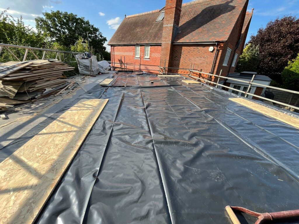 Single ply EPDM flat roof sheets