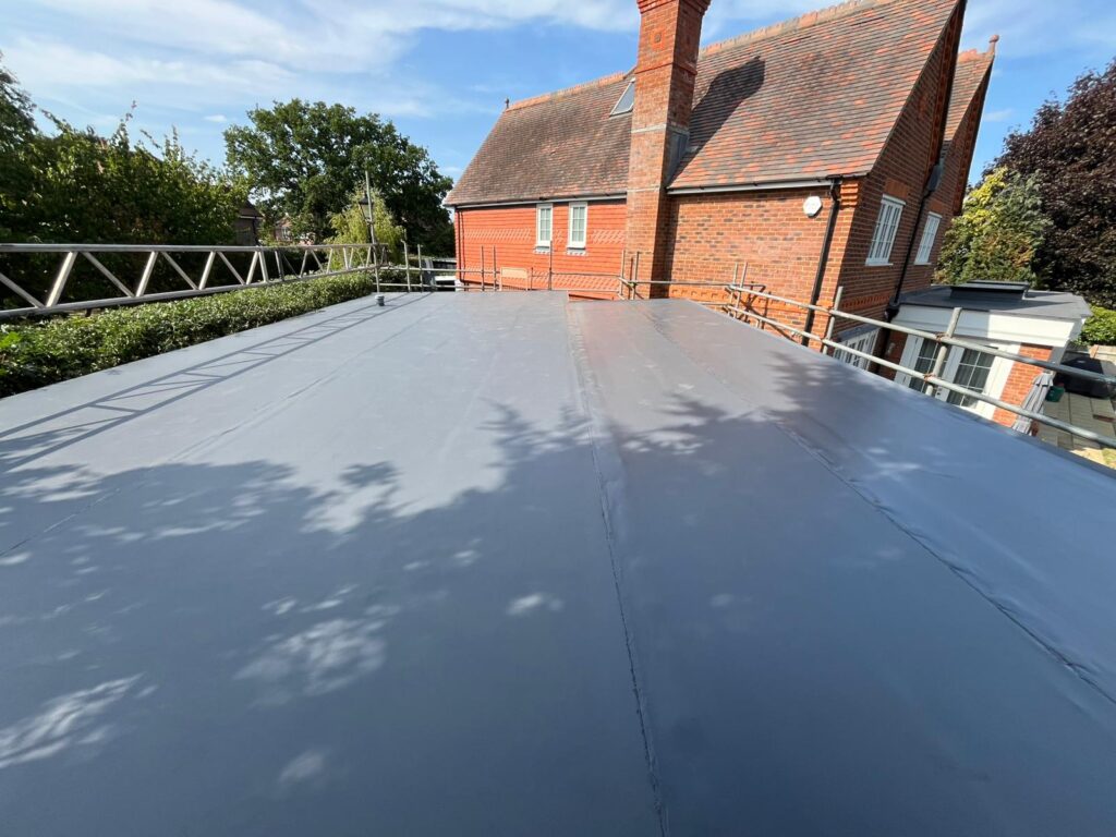Sika Single Ply warm roof installation